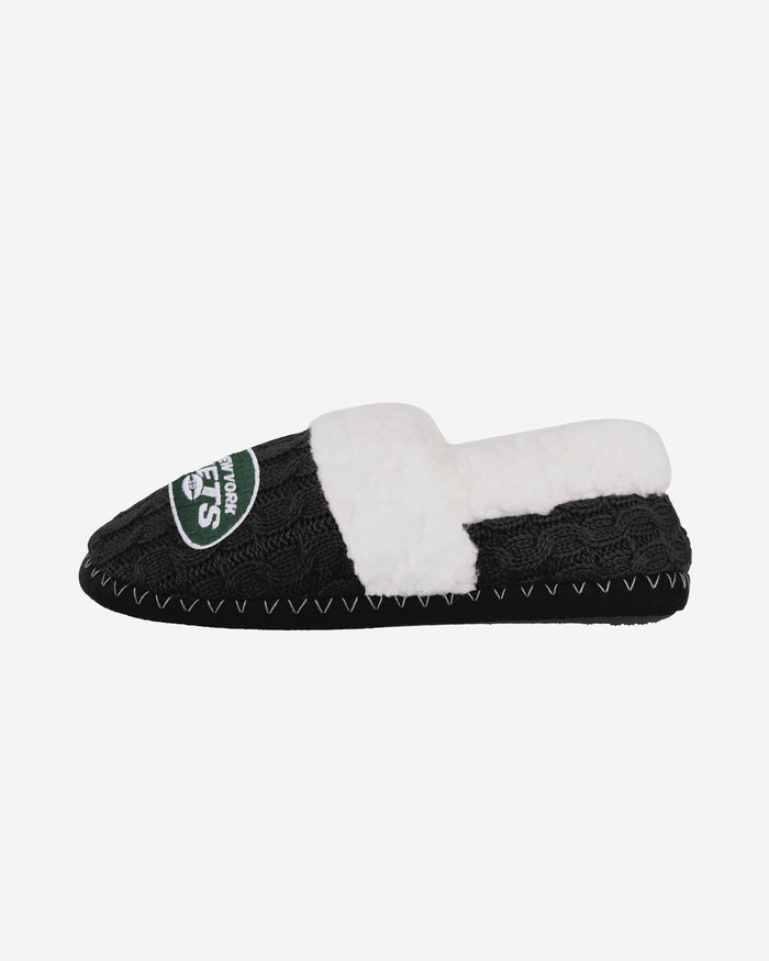 New York Jets Womens Team Color Moccasin Slipper FOCO S - FOCO.com