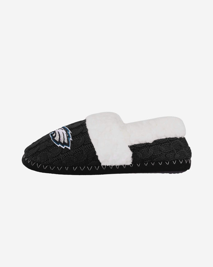 Philadelphia Eagles Womens Team Color Moccasin Slipper FOCO S - FOCO.com