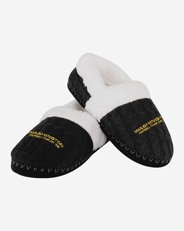 Washington Commanders Womens Team Color Moccasin Slipper FOCO - FOCO.com