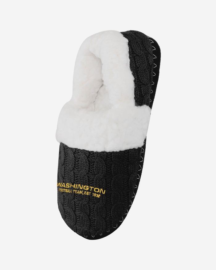 Washington Commanders Womens Team Color Moccasin Slipper FOCO - FOCO.com