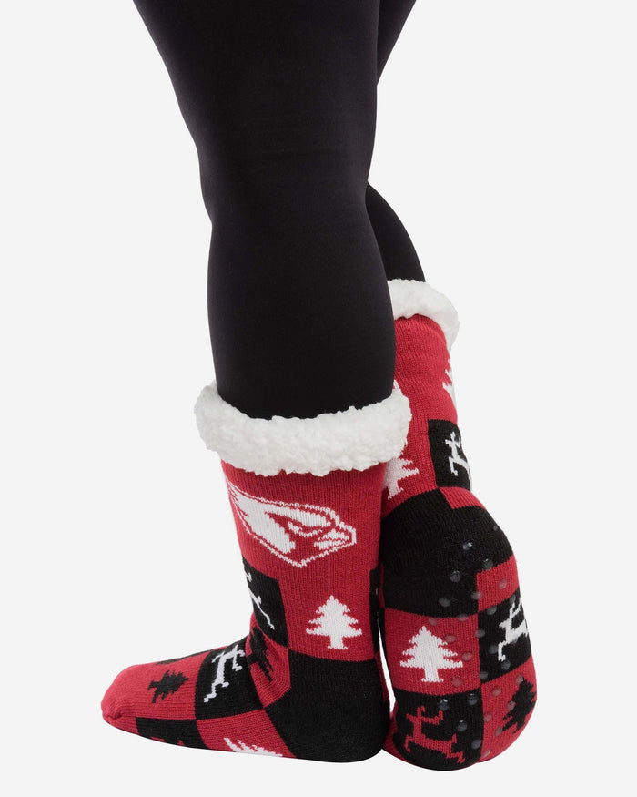 Arizona Cardinals Womens Fan Footy 3 Pack Slipper Socks FOCO - FOCO.com