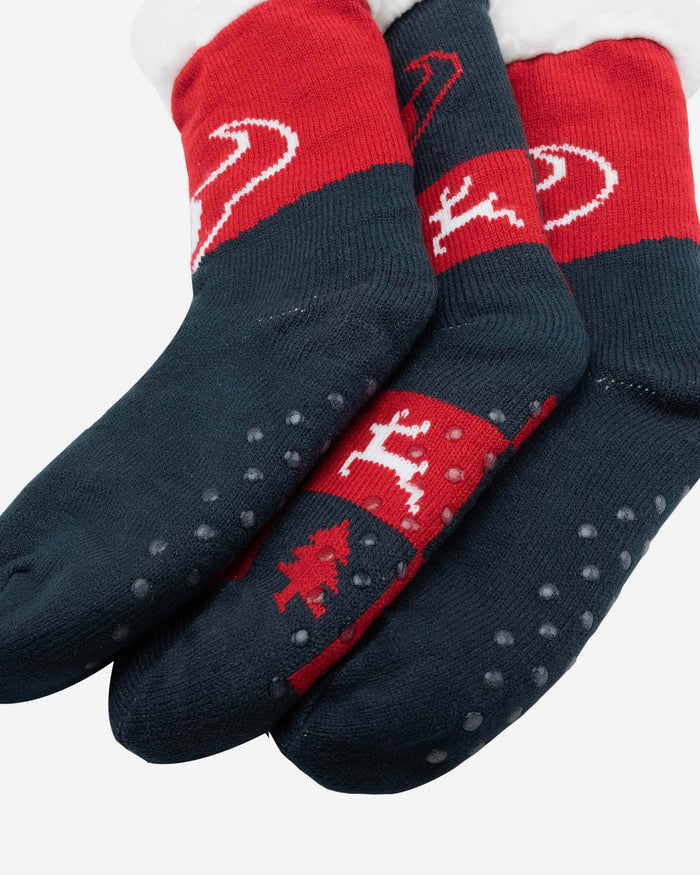 Houston Texans Womens Fan Footy 3 Pack Slipper Socks FOCO - FOCO.com