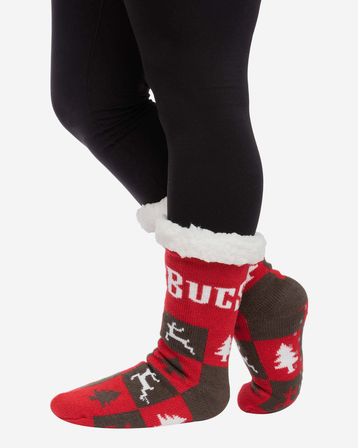 Tampa Bay Buccaneers Womens Fan Footy 3 Pack Slipper Socks FOCO - FOCO.com