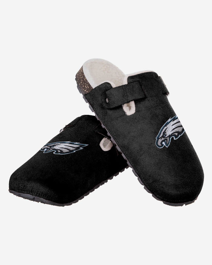 Philadelphia Eagles Womens Fur Buckle Clog Slipper FOCO - FOCO.com