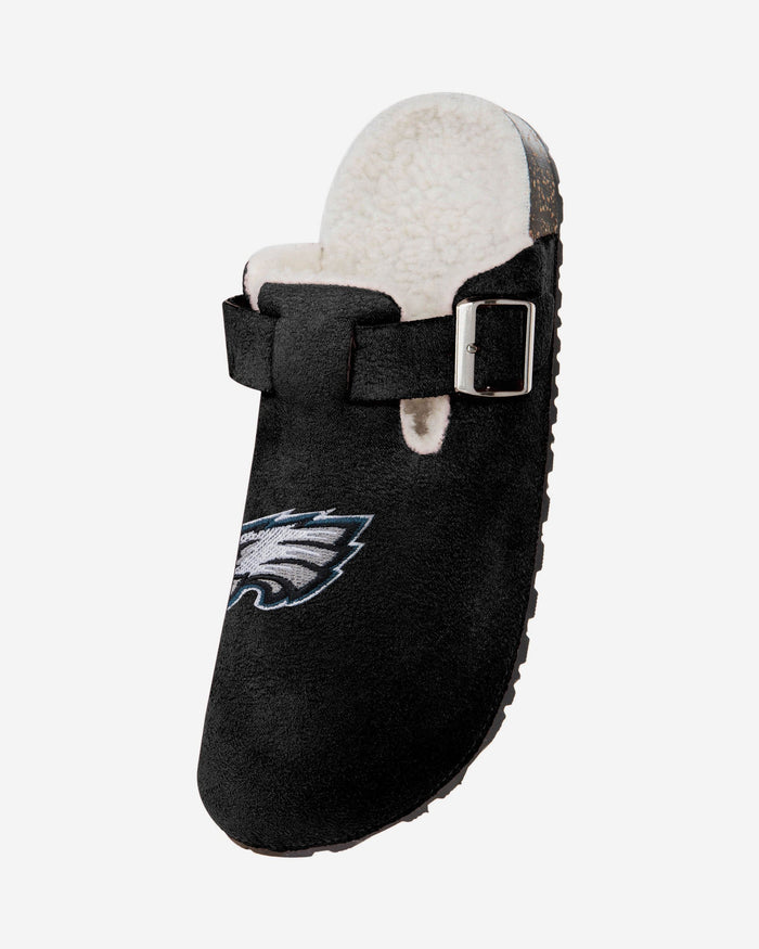 Philadelphia Eagles Womens Fur Buckle Clog Slipper FOCO - FOCO.com