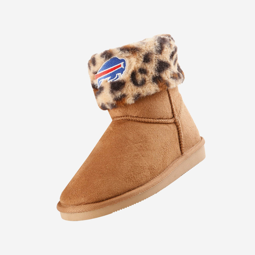 Buffalo Bills Womens Cheetah Fur Boot FOCO - FOCO.com