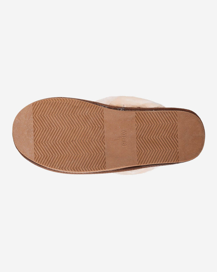 Washington Commanders Original Womens Glitter Open Back Fur Moccasin Slipper FOCO - FOCO.com