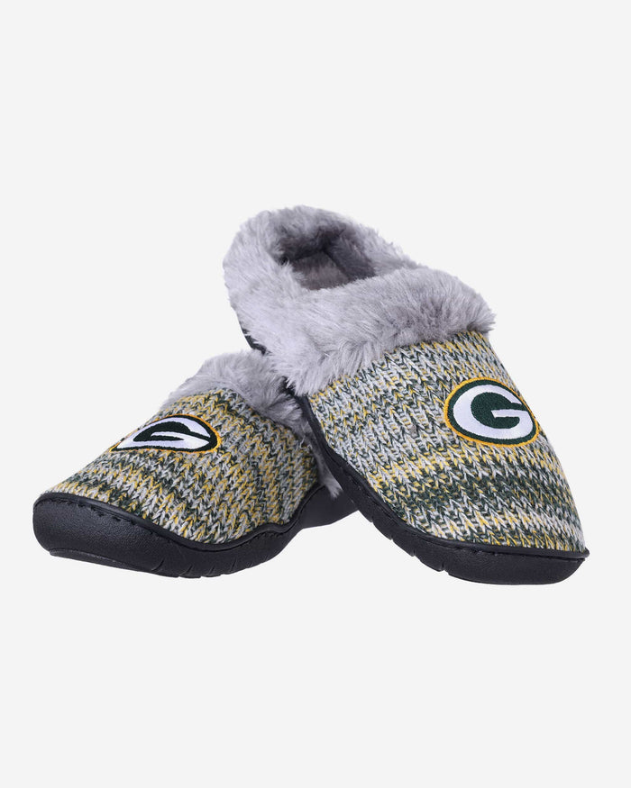 Green Bay Packers Womens Peak Slide Slippers FOCO - FOCO.com