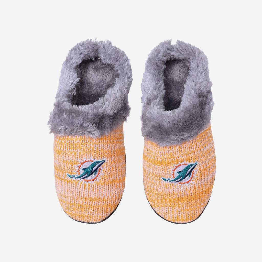 Miami Dolphins Womens Peak Slide Slippers FOCO S - FOCO.com