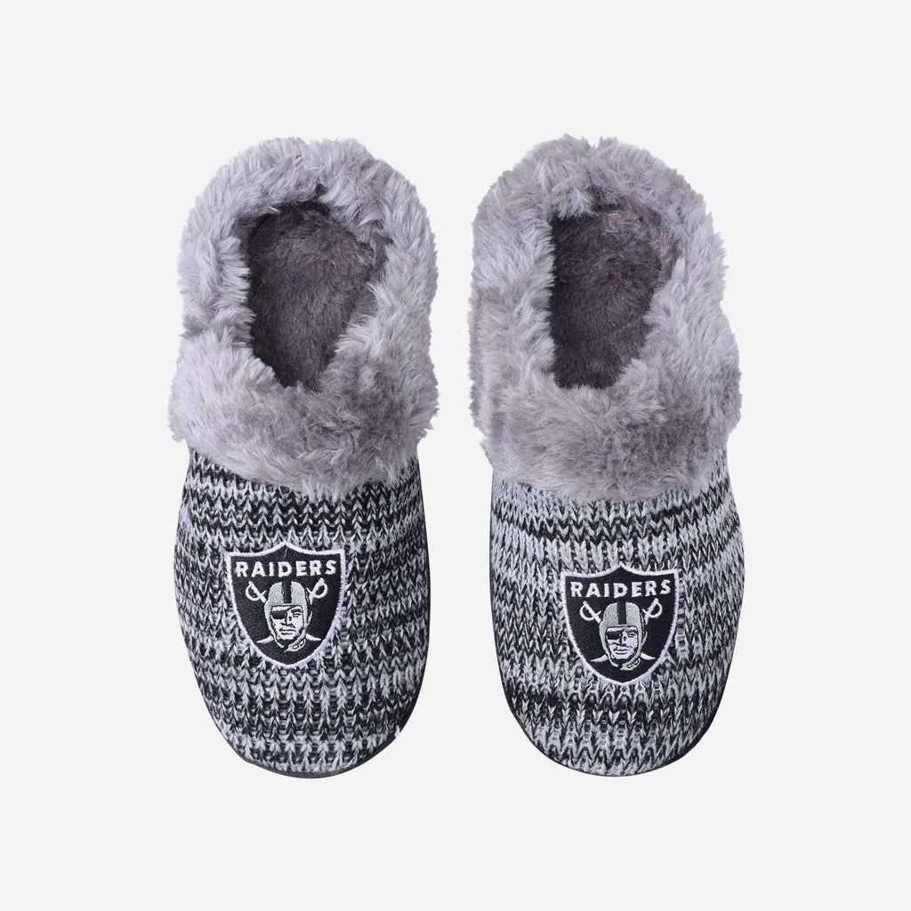 Las Vegas Raiders Womens Peak Slide Slippers FOCO S - FOCO.com