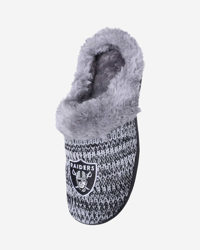 Las Vegas Raiders Womens Peak Slide Slippers FOCO - FOCO.com