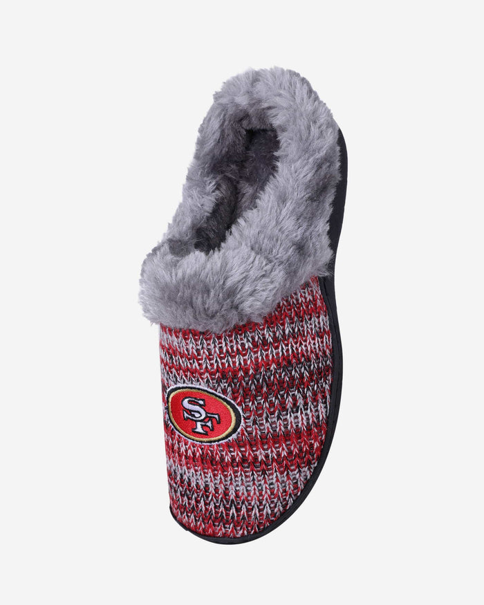 San Francisco 49ers Womens Peak Slide Slippers FOCO - FOCO.com