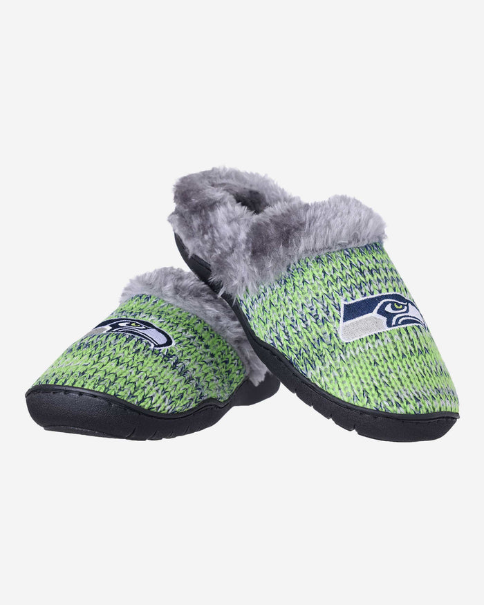 Seattle Seahawks Womens Peak Slide Slippers FOCO - FOCO.com