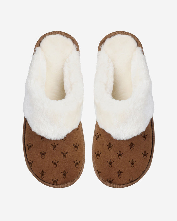 Tennessee Titans Womens Repeat Logo Moccasin Slipper FOCO - FOCO.com