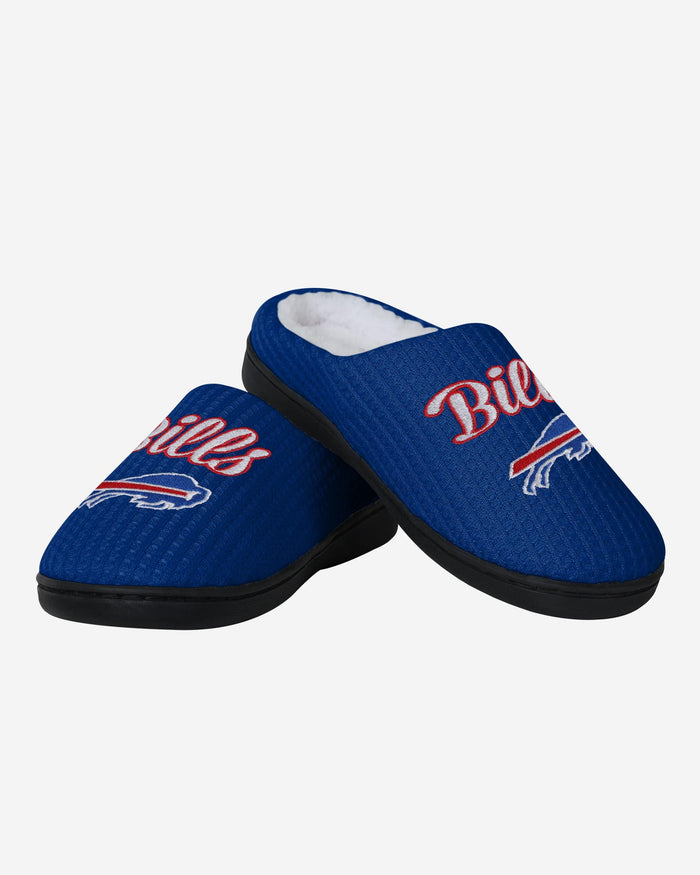 Buffalo Bills Womens Sherpa Lined Memory Foam Slipper FOCO - FOCO.com