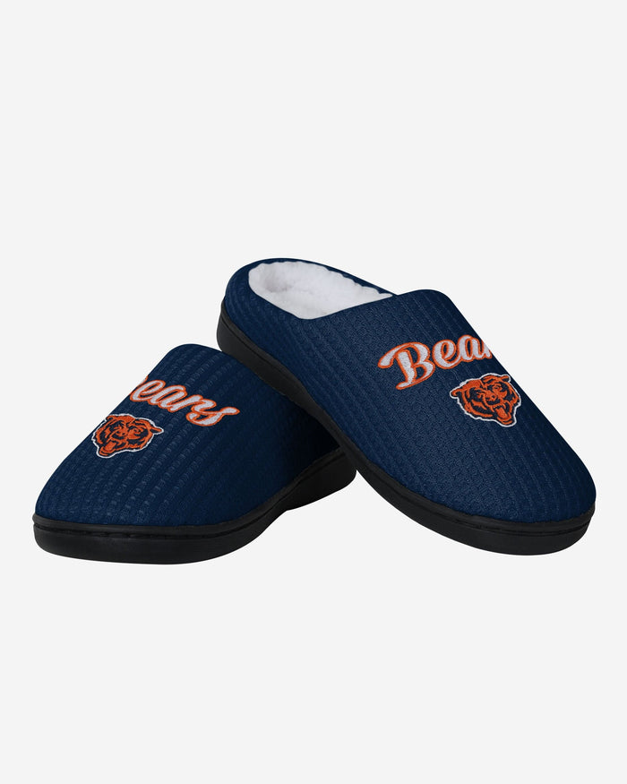 Chicago Bears Womens Sherpa Lined Memory Foam Slipper FOCO - FOCO.com