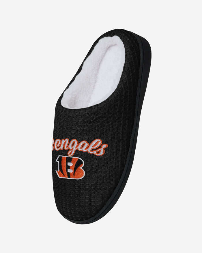 Cincinnati Bengals Womens Sherpa Lined Memory Foam Slipper FOCO - FOCO.com