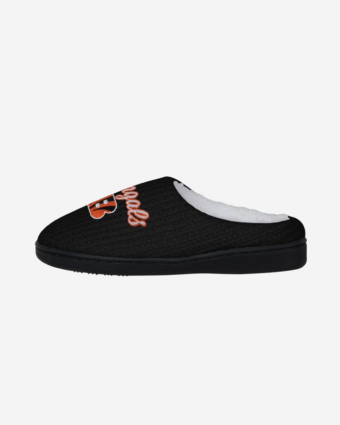 Cincinnati Bengals Womens Sherpa Lined Memory Foam Slipper FOCO S - FOCO.com