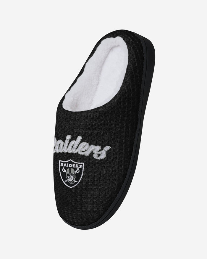 Las Vegas Raiders Womens Sherpa Lined Memory Foam Slipper FOCO - FOCO.com