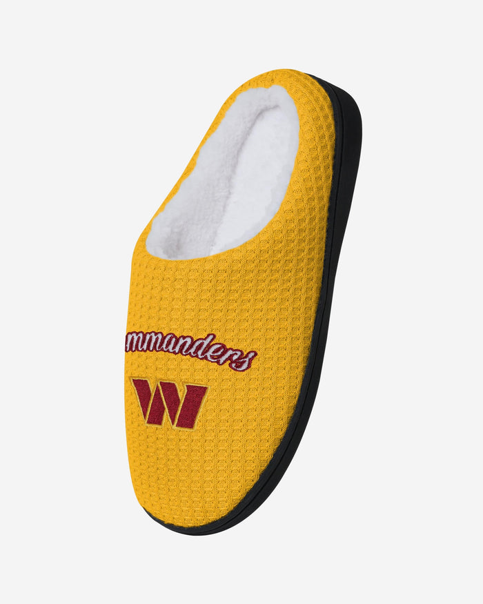 Washington Commanders Womens Sherpa Lined Memory Foam Slipper FOCO - FOCO.com