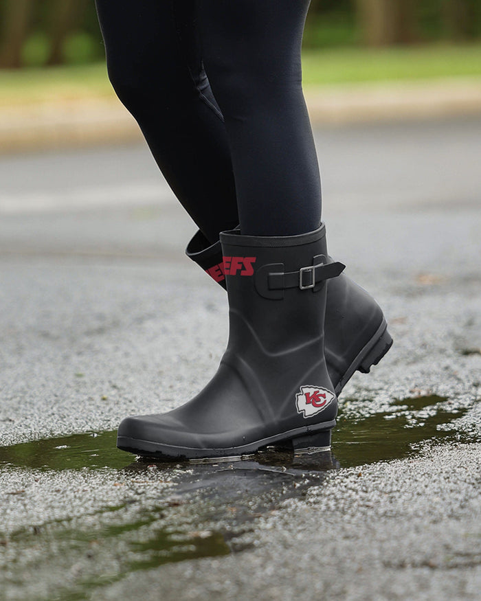 Kansas City Chiefs Womens Storm Ready Rain Boot FOCO - FOCO.com