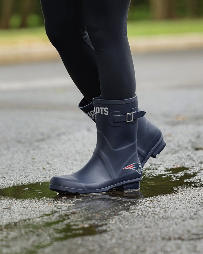 New England Patriots Womens Storm Ready Rain Boot FOCO - FOCO.com