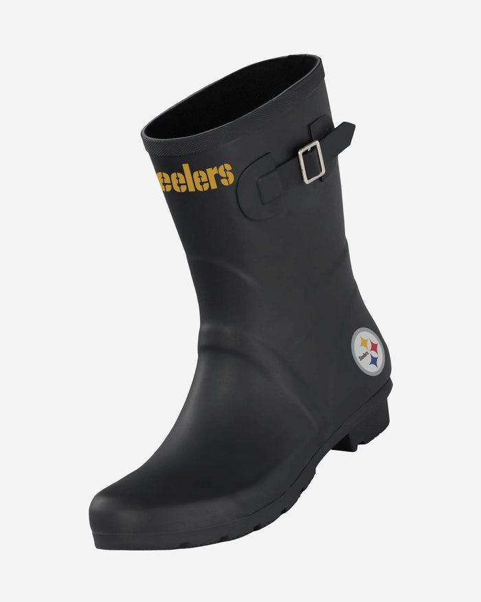 Pittsburgh Steelers Womens Storm Ready Rain Boot FOCO - FOCO.com