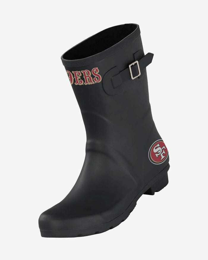 San Francisco 49ers Womens Storm Ready Rain Boot FOCO - FOCO.com