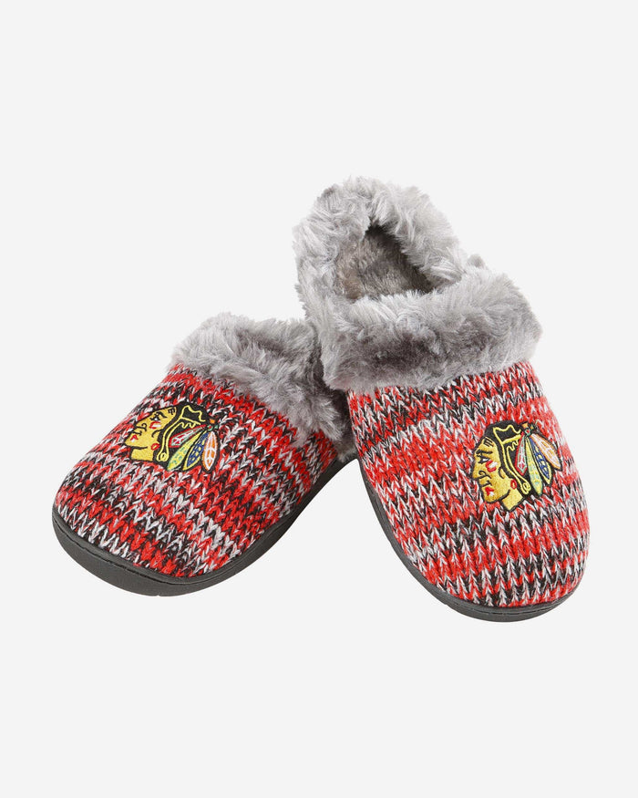 Chicago Blackhawks Womens Peak Slide Slipper FOCO - FOCO.com