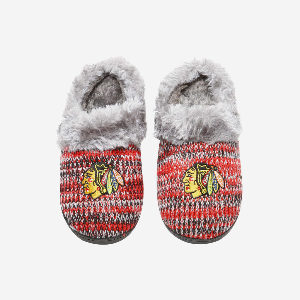 Chicago Blackhawks Womens Peak Slide Slipper FOCO S - FOCO.com