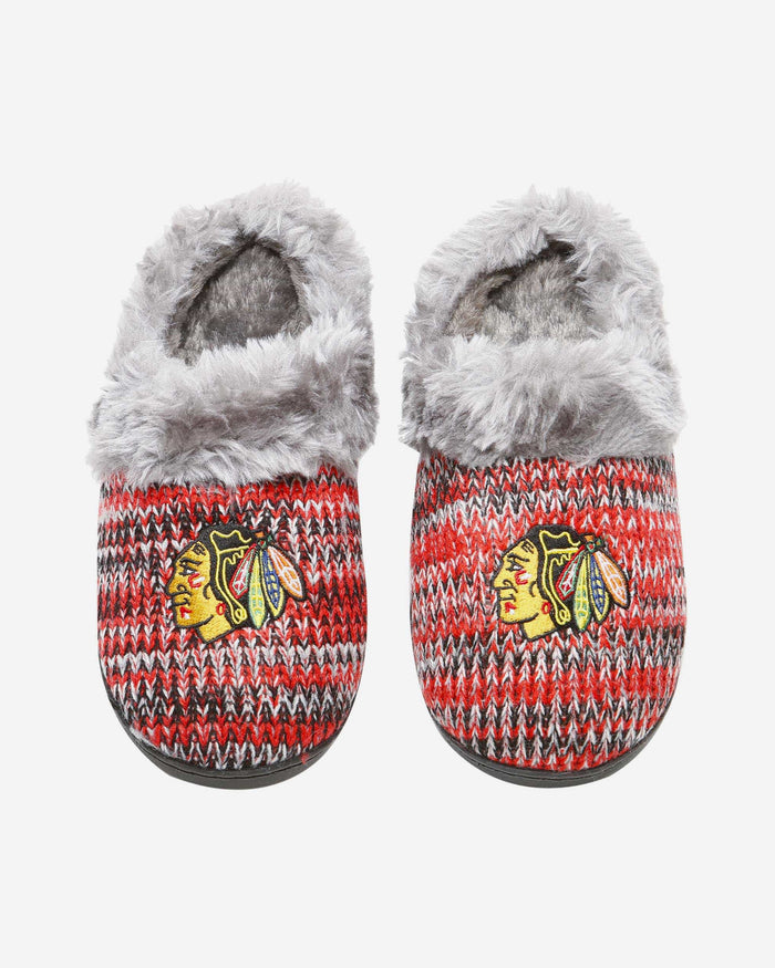 Chicago Blackhawks Womens Peak Slide Slipper FOCO S - FOCO.com