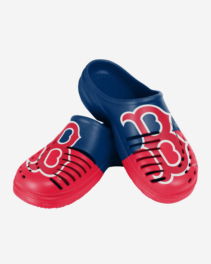 Boston Red Sox Mens Colorblock Big Logo Clog FOCO - FOCO.com