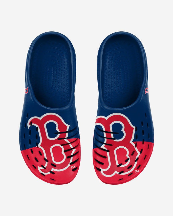 Boston Red Sox Mens Colorblock Big Logo Clog FOCO - FOCO.com