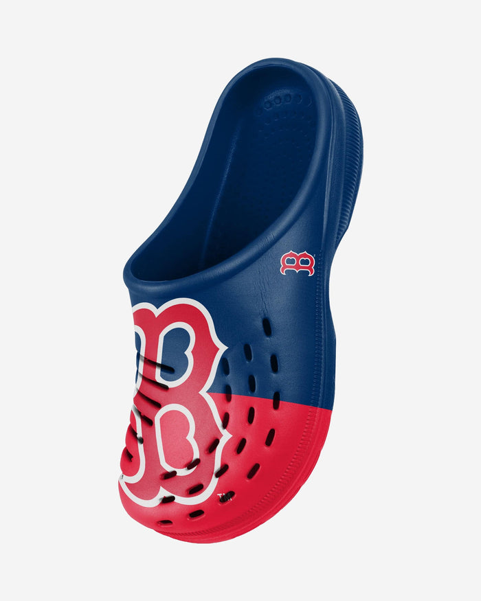 Boston Red Sox Mens Colorblock Big Logo Clog FOCO - FOCO.com