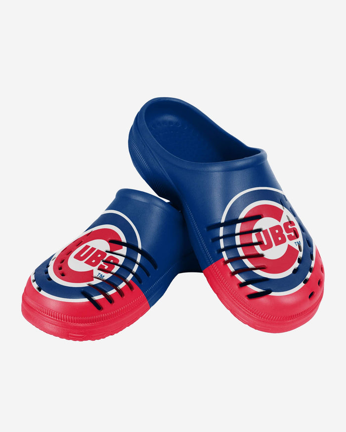 Chicago Cubs Mens Colorblock Big Logo Clog FOCO - FOCO.com