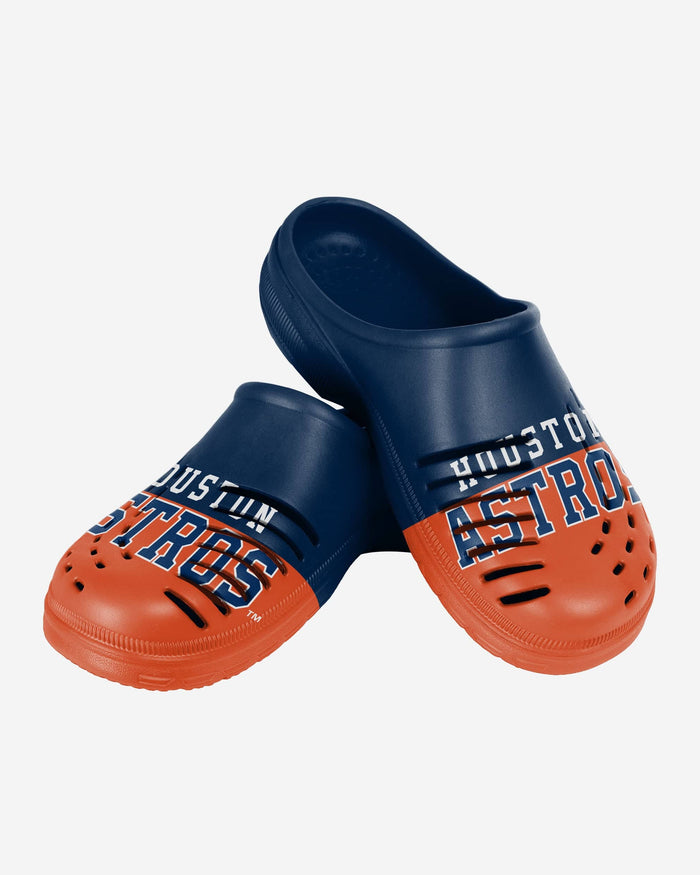 Houston Astros Mens Colorblock Big Logo Clog FOCO - FOCO.com