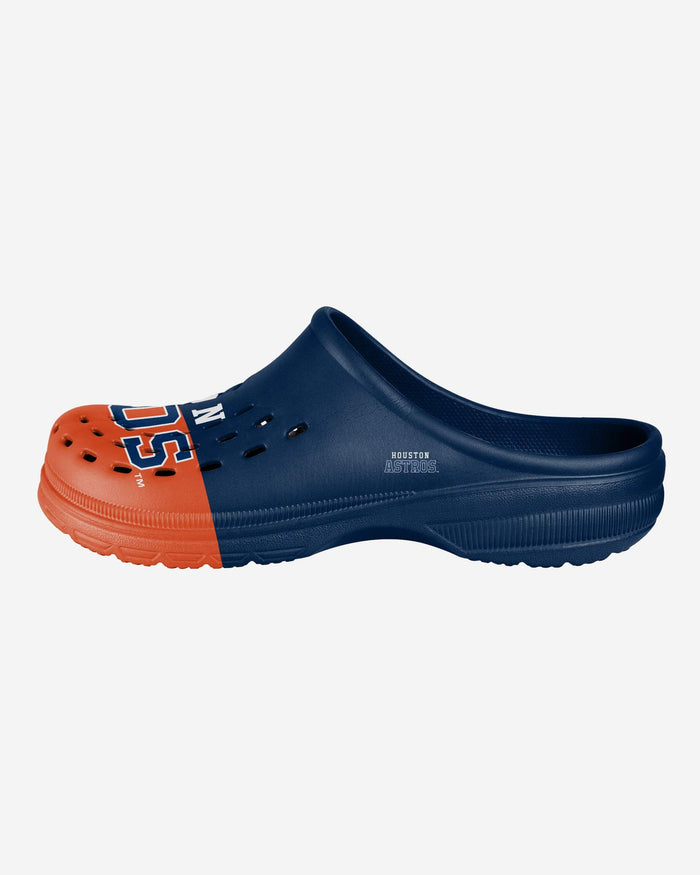 Houston Astros Mens Colorblock Big Logo Clog FOCO S - FOCO.com