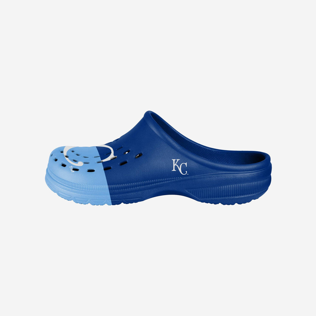 Kansas City Royals Mens Colorblock Big Logo Clog FOCO S - FOCO.com