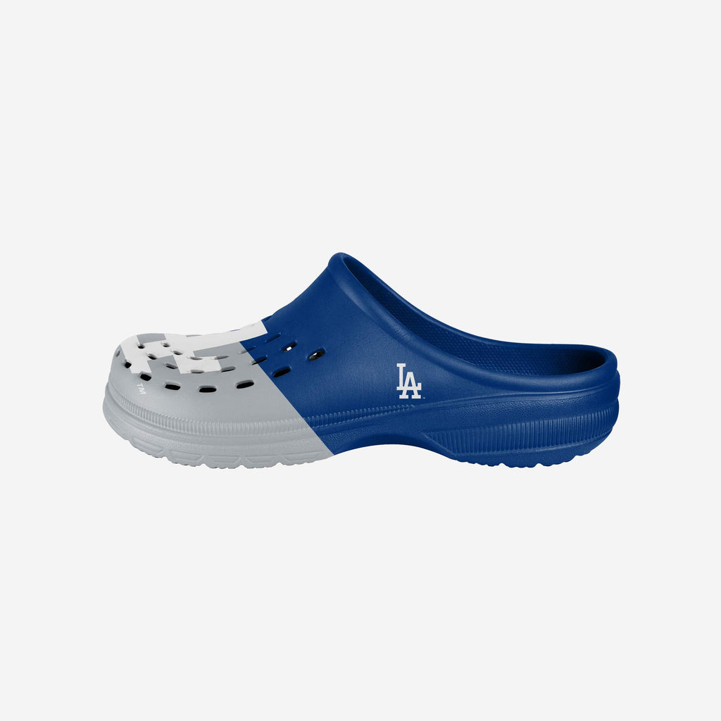 Los Angeles Dodgers Mens Colorblock Big Logo Clog FOCO S - FOCO.com