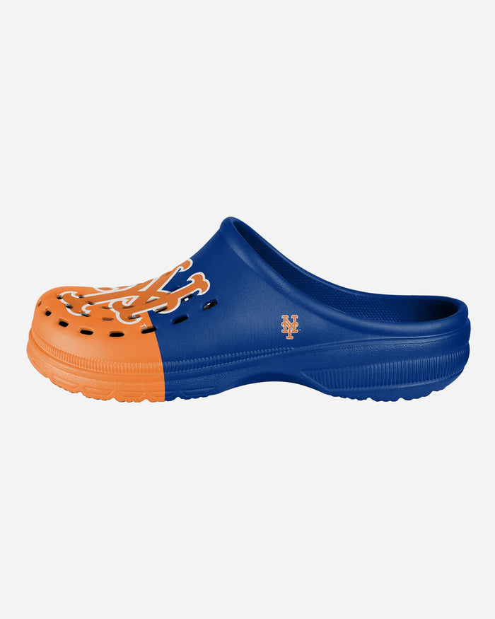 New York Mets Mens Colorblock Big Logo Clog FOCO S - FOCO.com