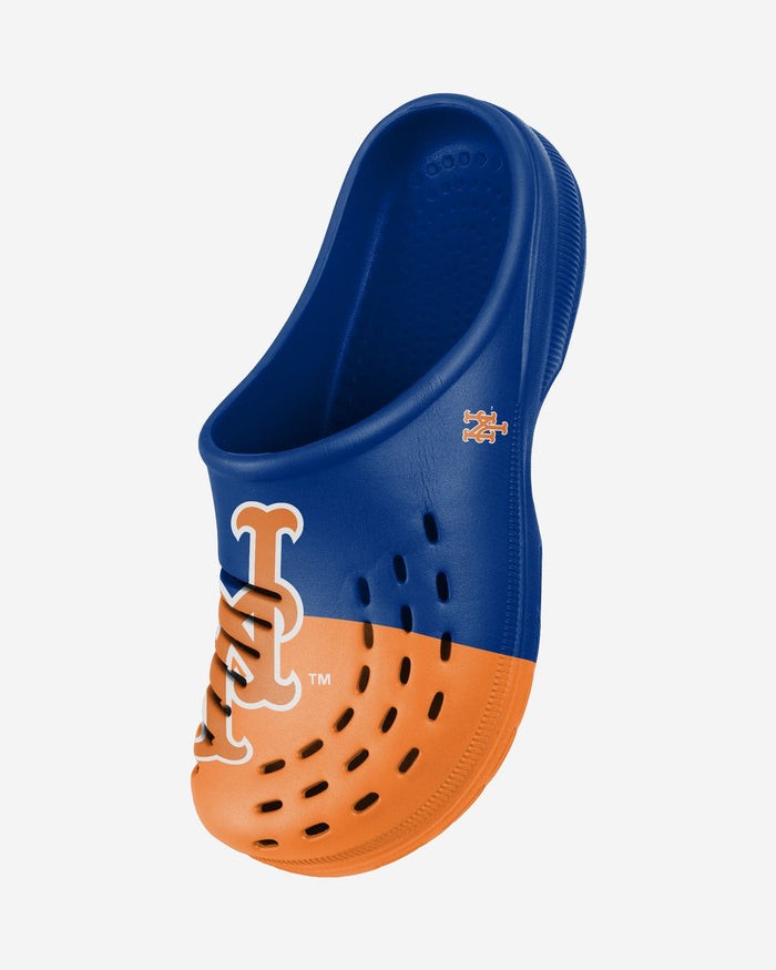 New York Mets Mens Colorblock Big Logo Clog FOCO - FOCO.com