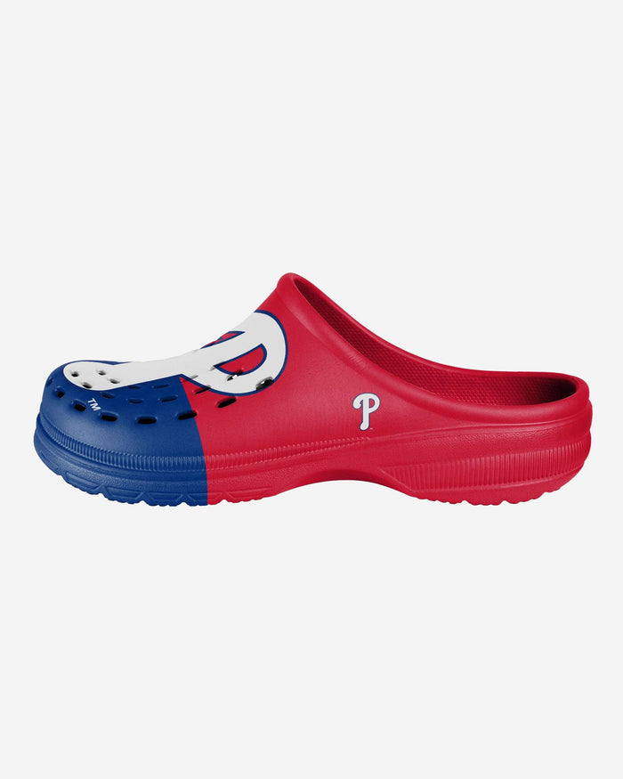 Philadelphia Phillies Mens Colorblock Big Logo Clog FOCO S - FOCO.com