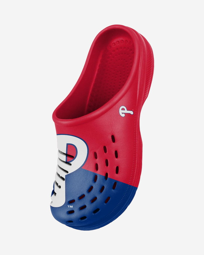 Philadelphia Phillies Mens Colorblock Big Logo Clog FOCO - FOCO.com