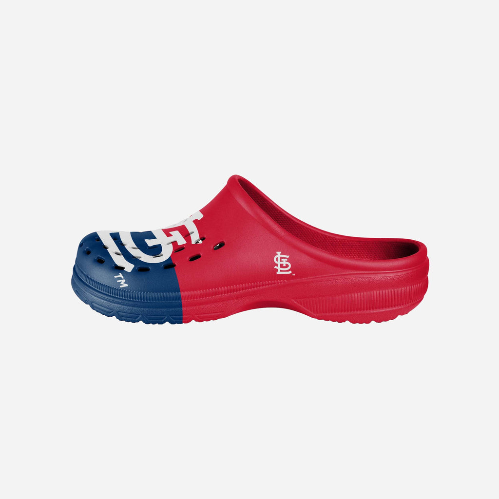 St. Louis Cardinals Mens Colorblock Big Logo Clog FOCO S - FOCO.com