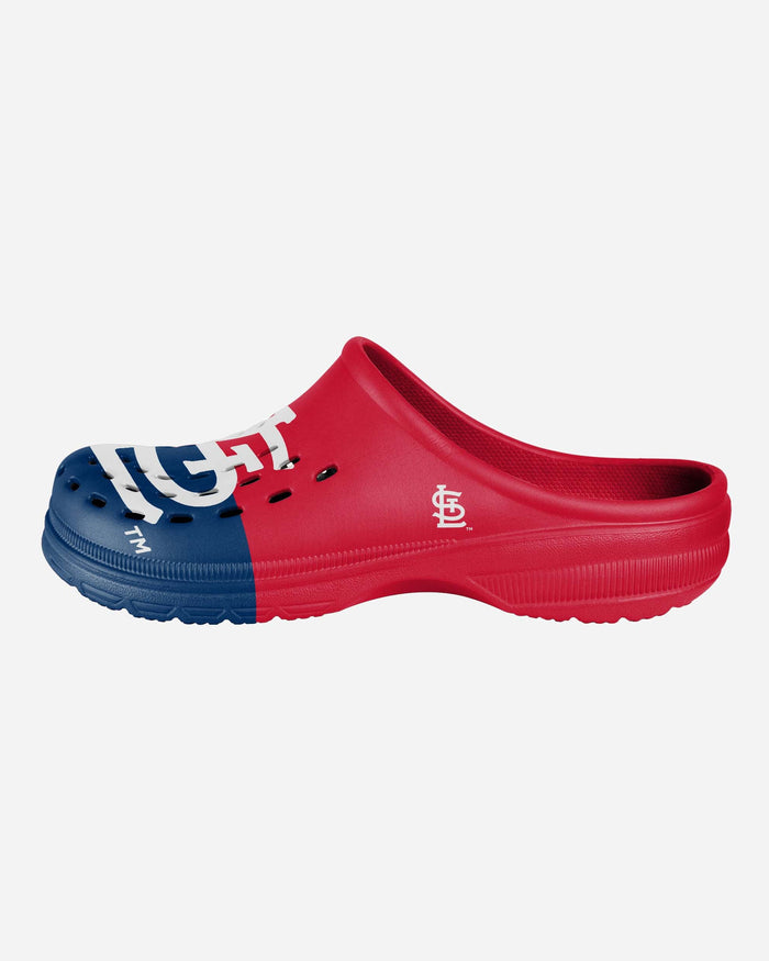 St. Louis Cardinals Mens Colorblock Big Logo Clog FOCO S - FOCO.com