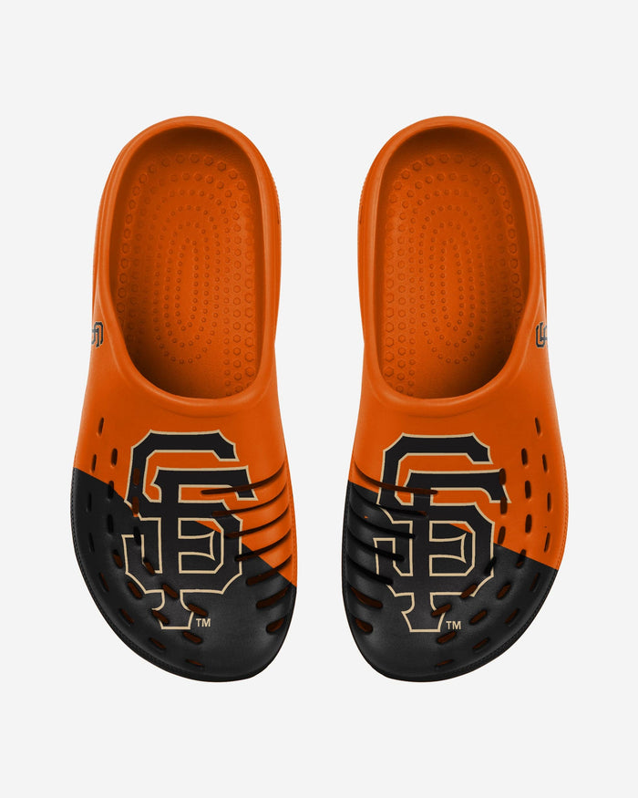 San Francisco Giants Mens Colorblock Big Logo Clog FOCO - FOCO.com