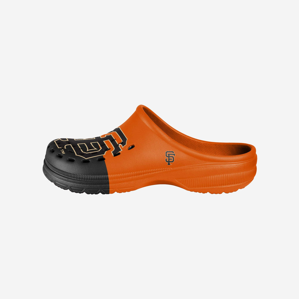 San Francisco Giants Mens Colorblock Big Logo Clog FOCO S - FOCO.com