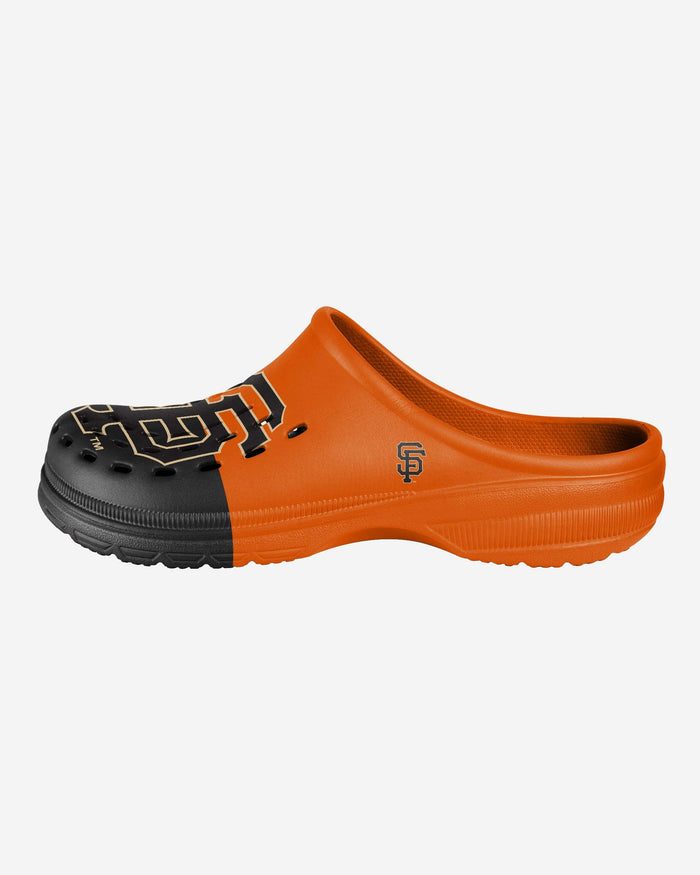 San Francisco Giants Mens Colorblock Big Logo Clog FOCO S - FOCO.com