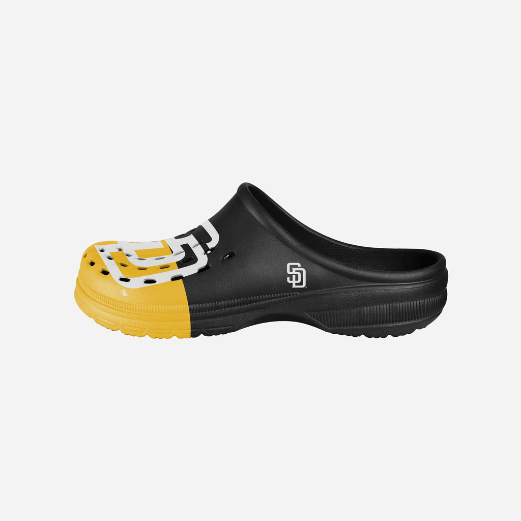 San Diego Padres Mens Colorblock Big Logo Clog FOCO S - FOCO.com