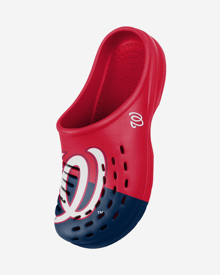 Washington Nationals Mens Colorblock Big Logo Clog FOCO - FOCO.com